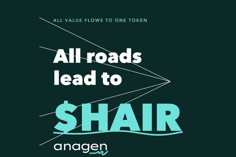 All roads lead to $HAIR — all value flows to one token