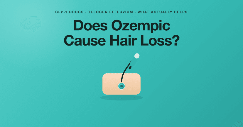 Does Ozempic cause hair loss? GLP-1 drugs and hair
